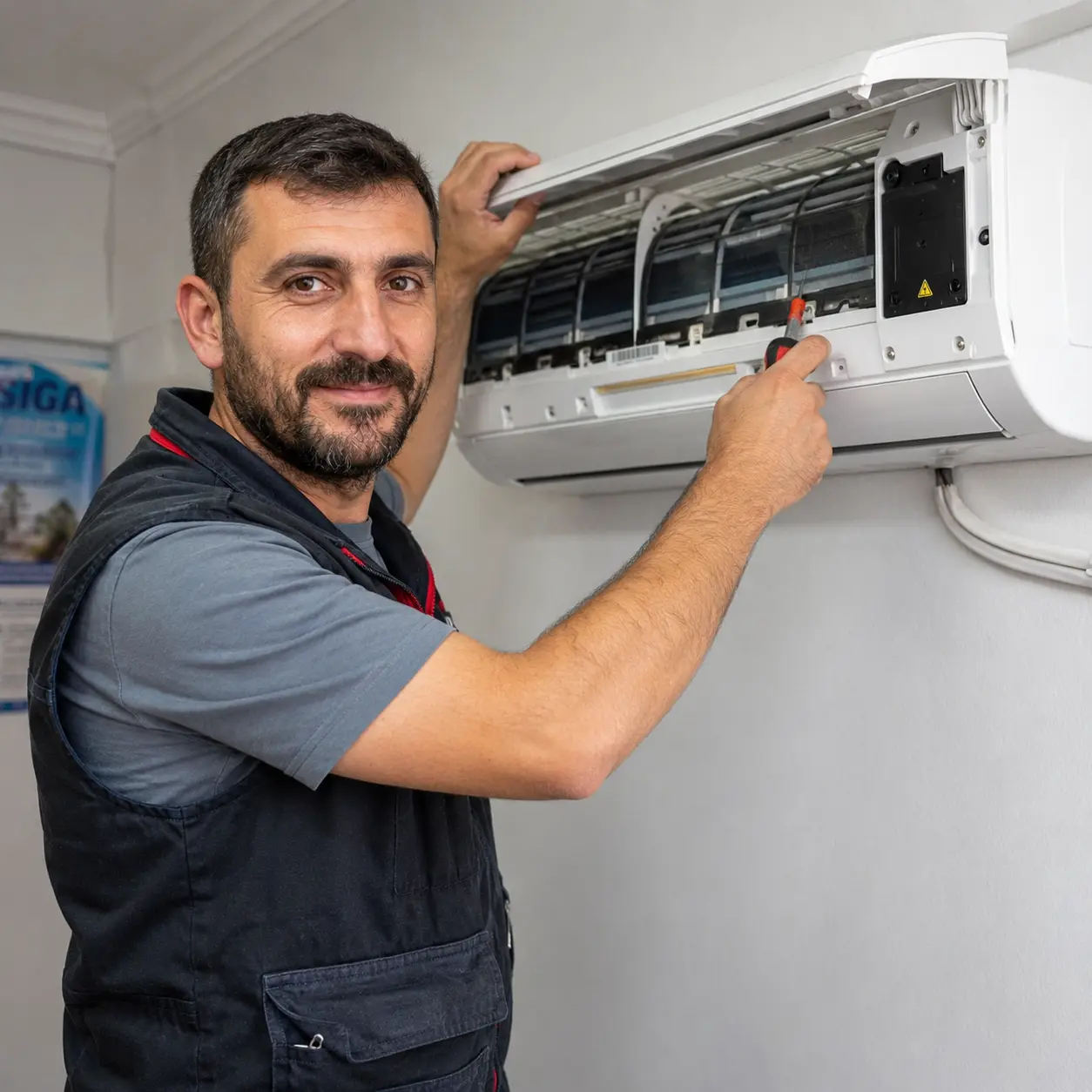 İzmir Sigma klima tamiri ustası Cevdet Usta — Kemalpaşa ve Torbalı iklimlendirme uzmanı